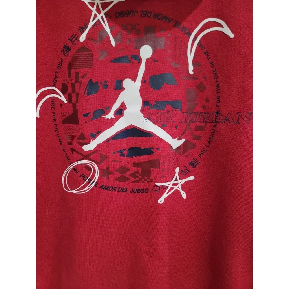 Nike‎ Air Jordan Men's L For The Love Of The Game University Red Hoodie